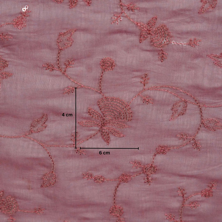 Ramya Jaal on Dusky Pink Cotton Silk
