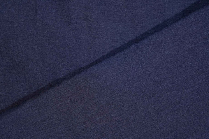 Navy Blue Colour Plain Munga Silk