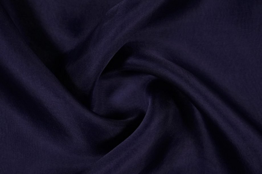 Navy Blue Plain Silk Organza- Zarinama