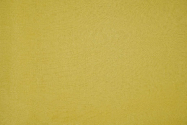 Yellow Plain Silk Organza- Zarinama