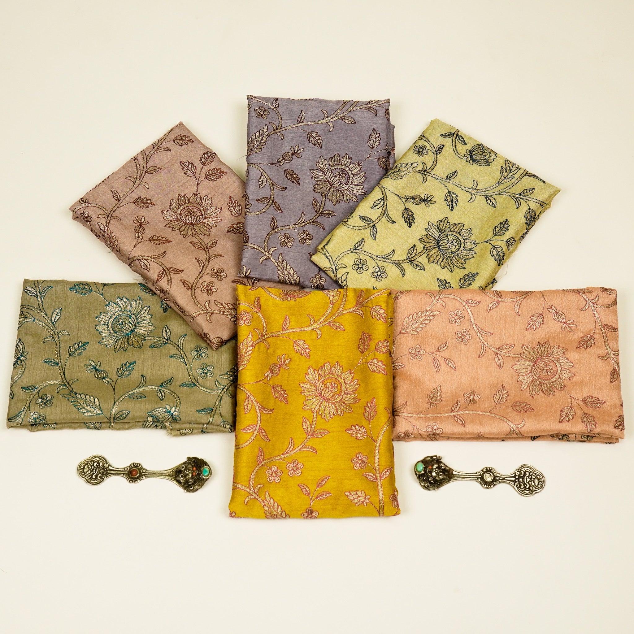 Vrita Jaal on  Semi Raw Silk