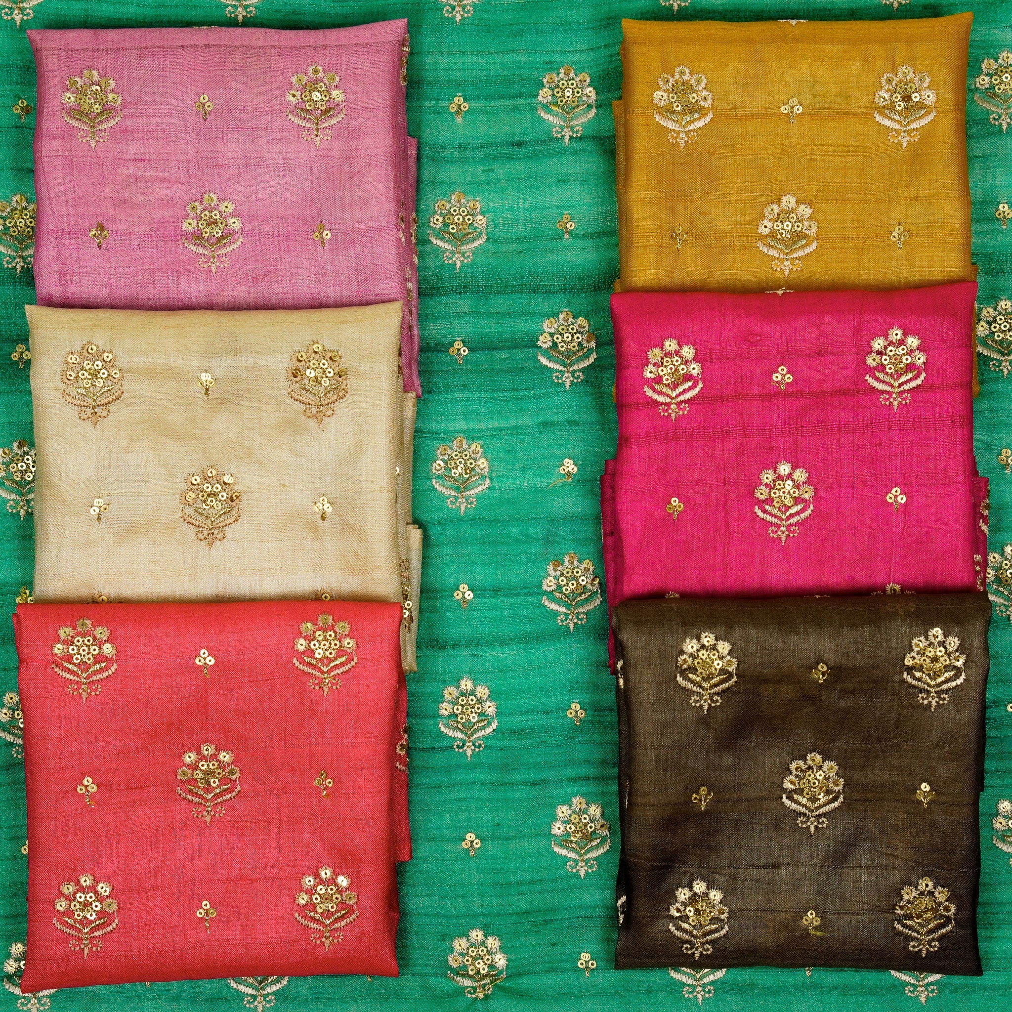 Naaz Buti On Tussar Silk