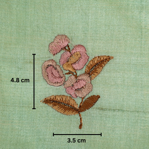 Atifa Buti on Sea Green Tussar Silk