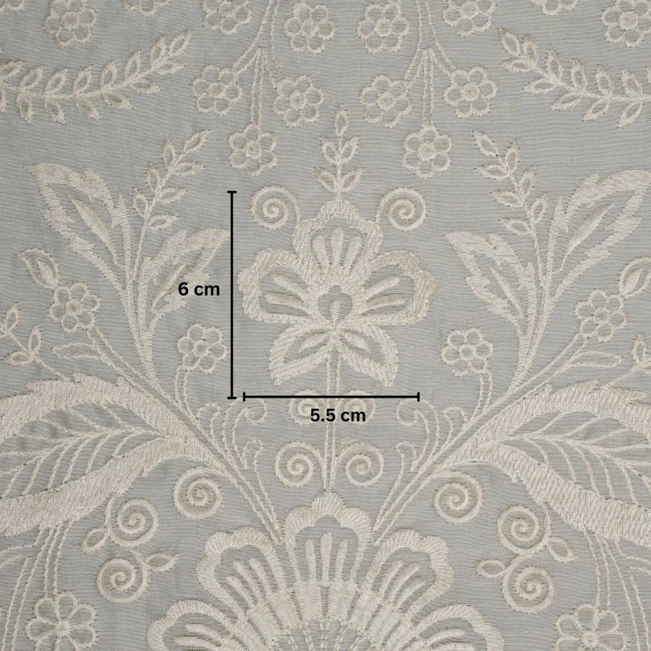 Mughal Bagicha Jaal on Natural Cotton Silk