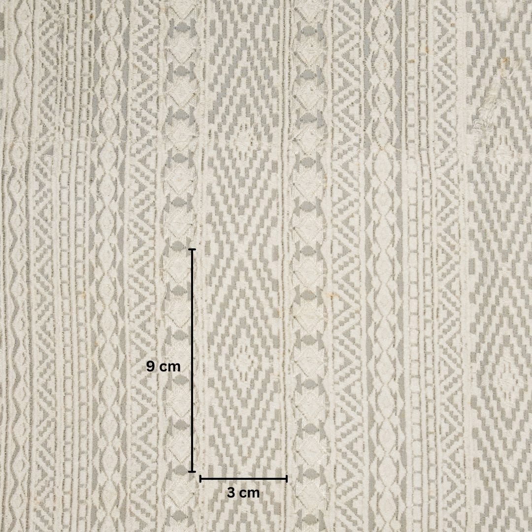 Chitra Jaal on White Cotton
