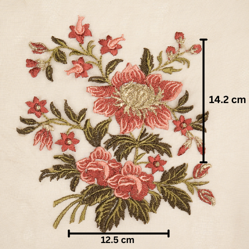 Arpita Buta on Light Mouse Imported Silk Organza