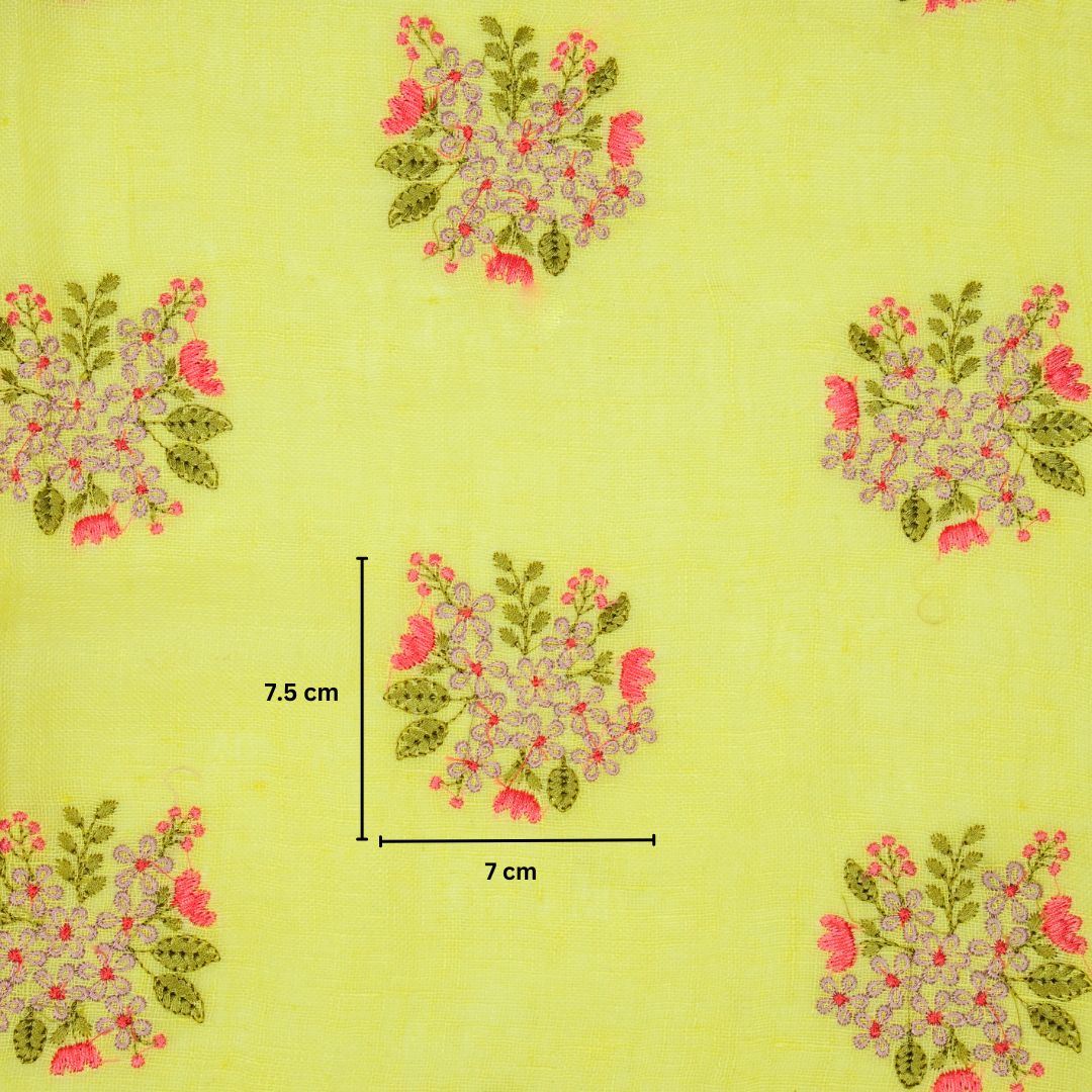 Liyana Buta on Lime Gauged Linen