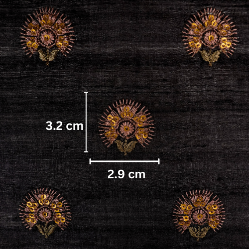 Raisa Buti on Black Tussar Silk