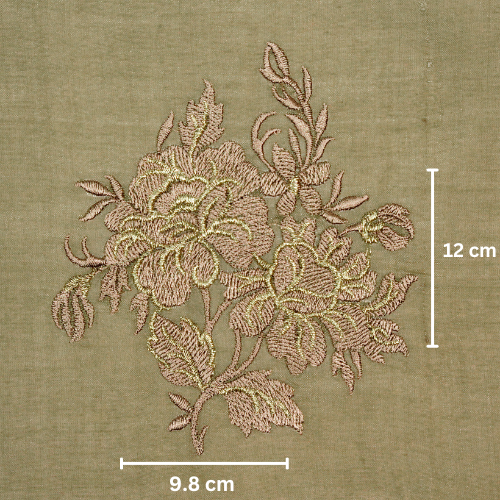 Ishita Buta on Muddy Grey Munga Silk