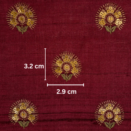 Raisa Buti on Magenta Tussar Silk