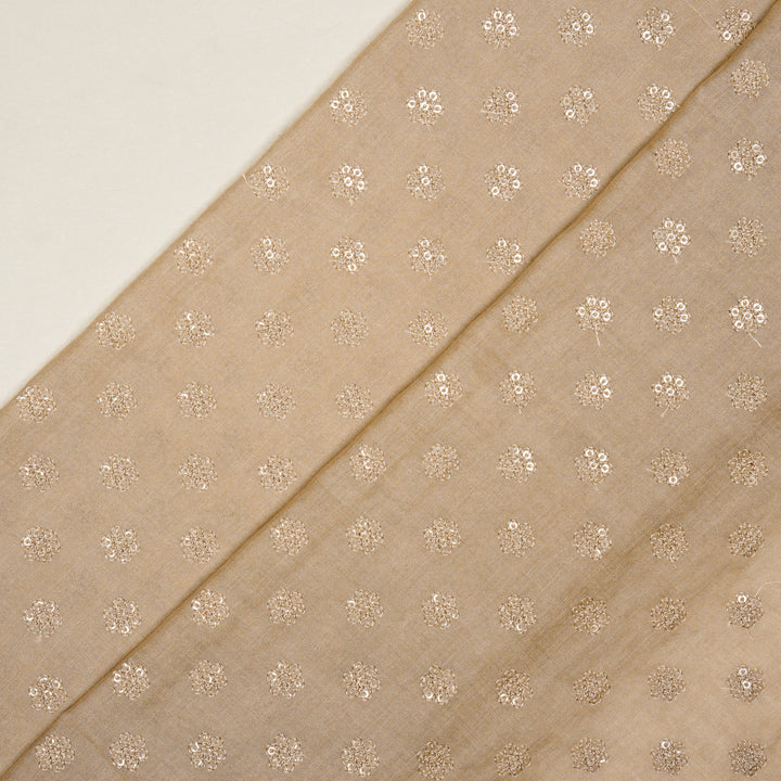 Nihar Buti on Blush Cotton Silk Embroidered Fabric