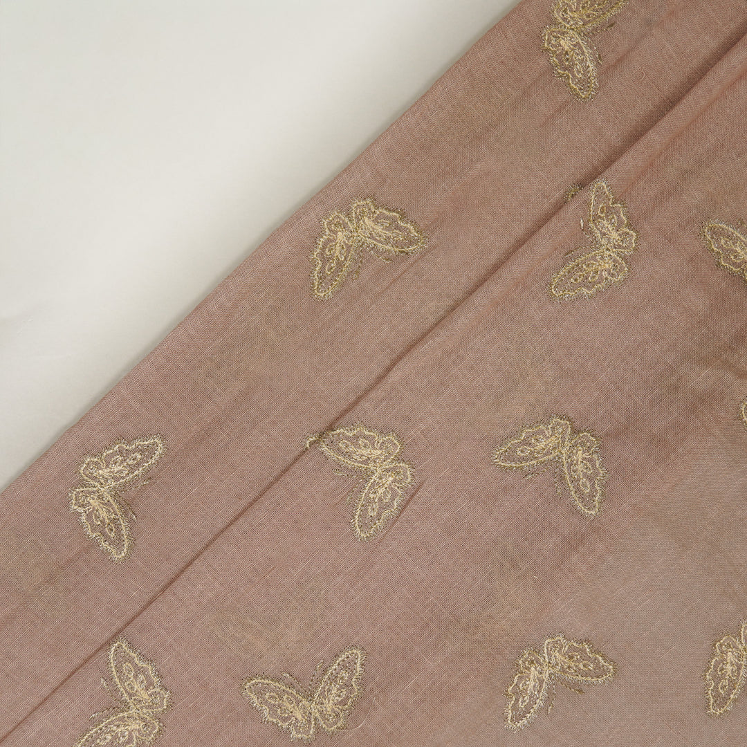 Farasha Buti on Blush Gauged Linen