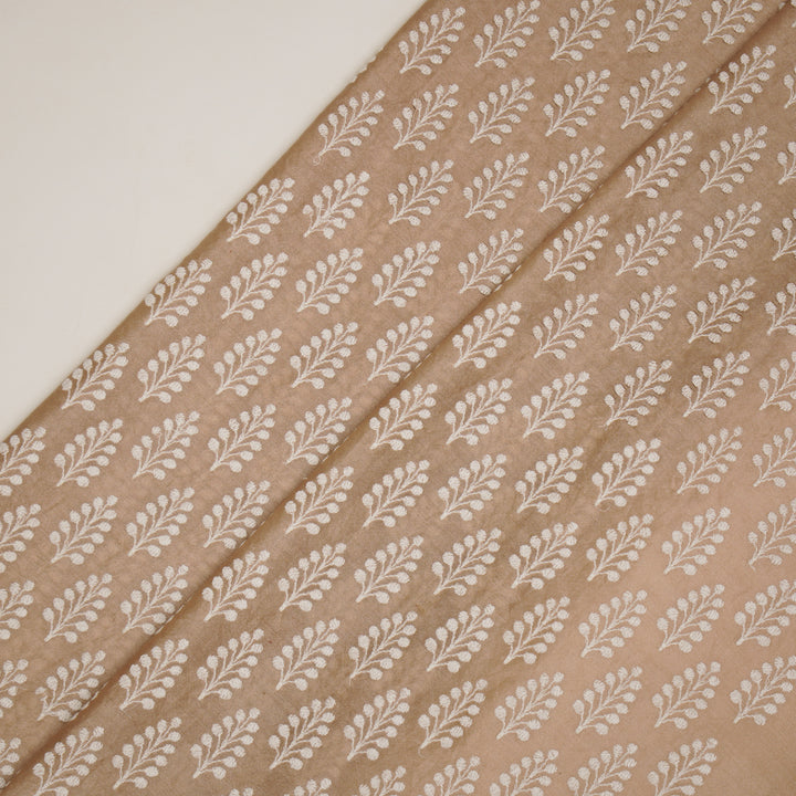Vanika Buti on Blush Silk Chanderi Embroidered Fabric