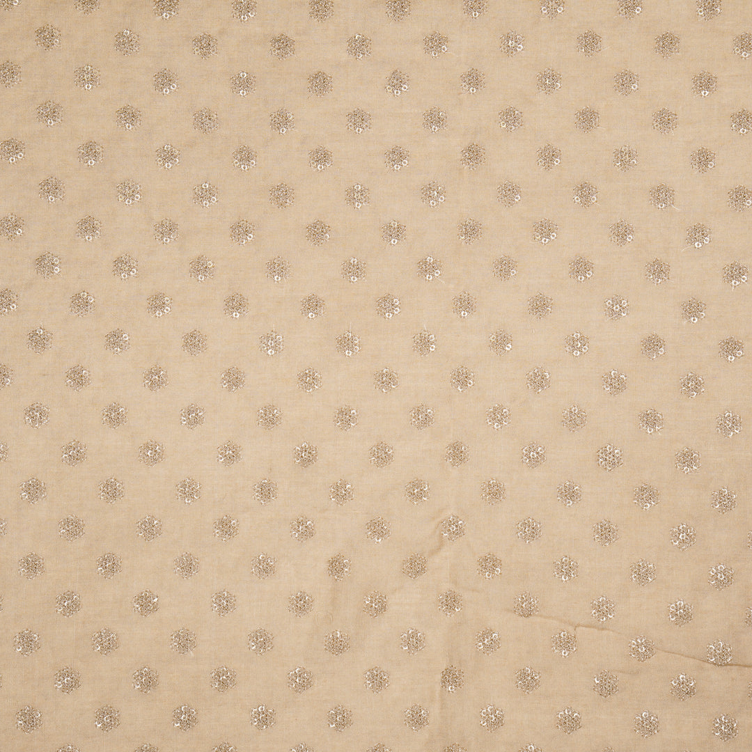 Nihar Buti on Blush Cotton Silk Embroidered Fabric
