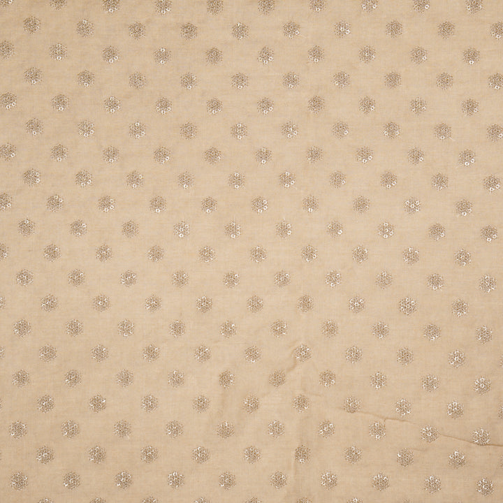Nihar Buti on Blush Cotton Silk Embroidered Fabric
