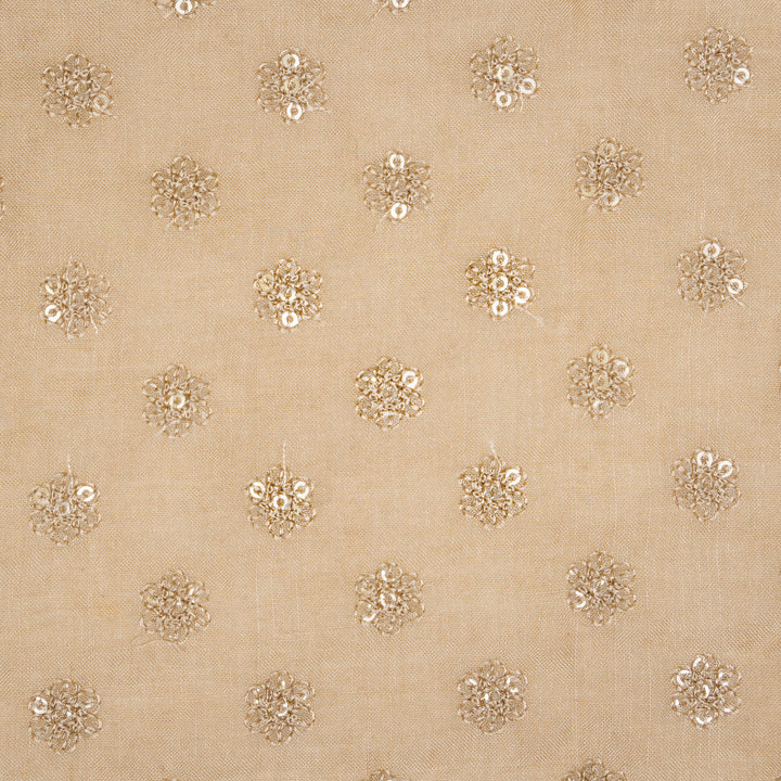 Nihar Buti on Blush Cotton Silk Embroidered Fabric
