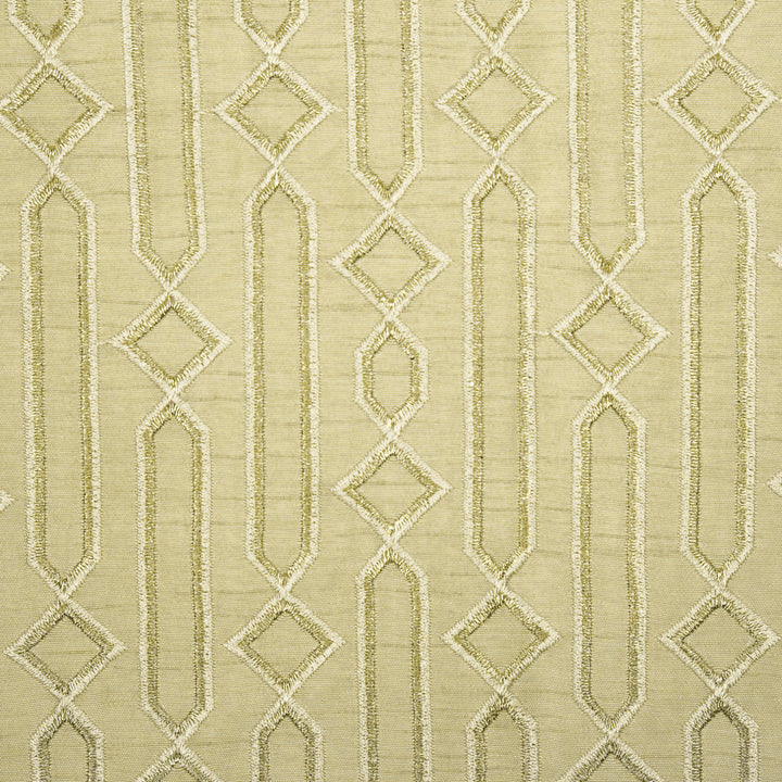 Tanira Jaal on Cream Semi Raw Silk Embroidered Fabric