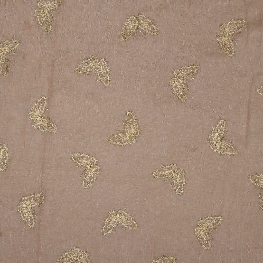Farasha Buti on Blush Gauged Linen