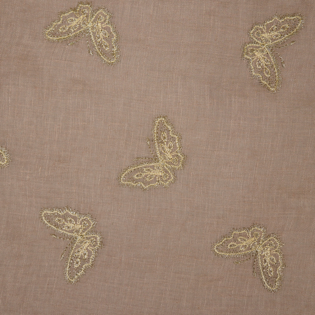 Farasha Buti on Blush Gauged Linen