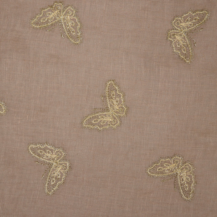 Farasha Buti on Blush Gauged Linen