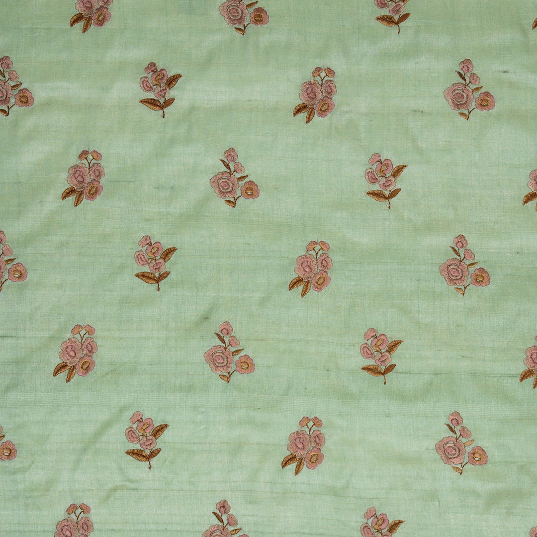 Atifa Buti on Sea Green Tussar Silk