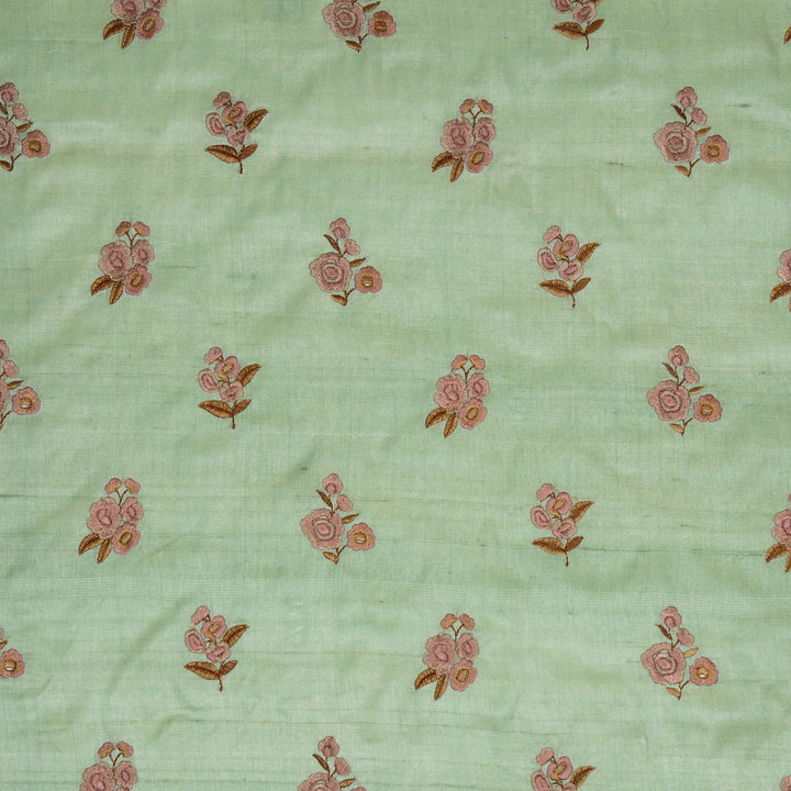 Atifa Buti on Sea Green Tussar Silk