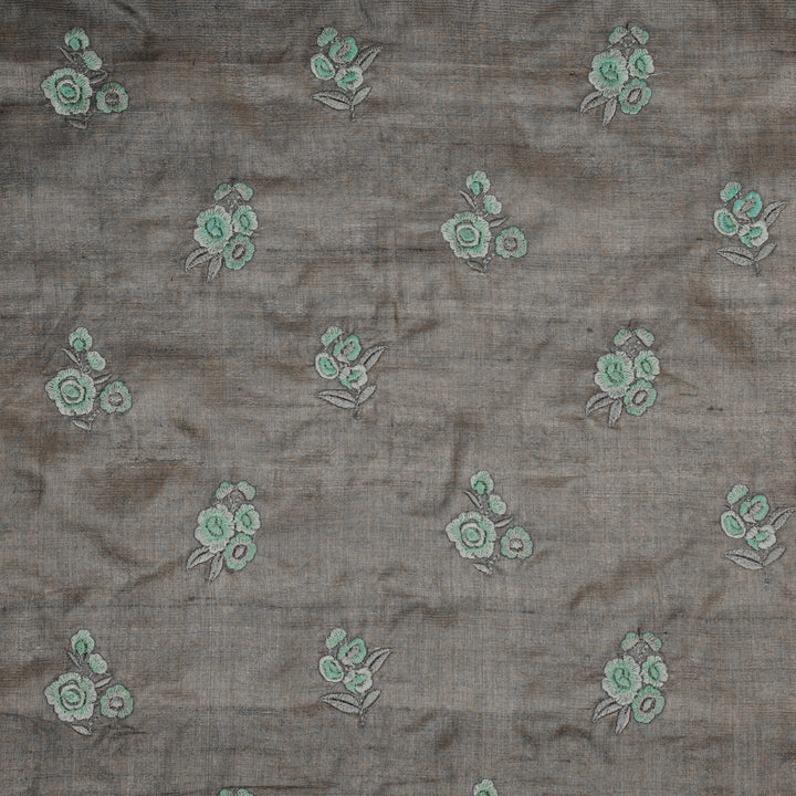 Atifa Buti on Charcoal Tussar Silk