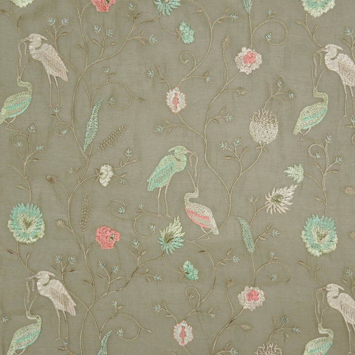 Arunima Jaal on Mouse Cotton Silk Embroidered Fabric