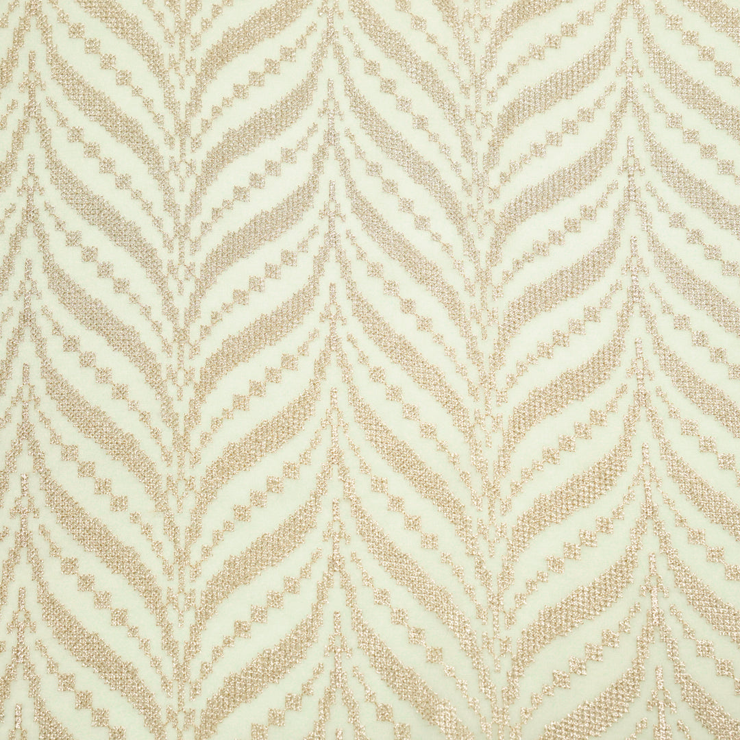 Alfiya Jaal on Sea Green Georgette Embroidered Fabric