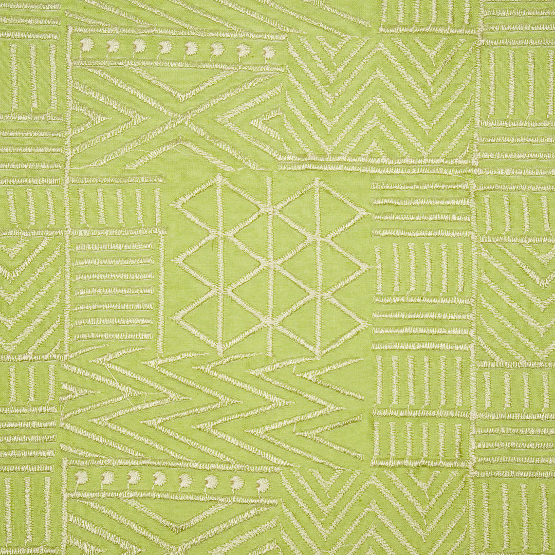 Mehraab Jaal on Pista Luxe Silk Chanderi Embroidered Fabric