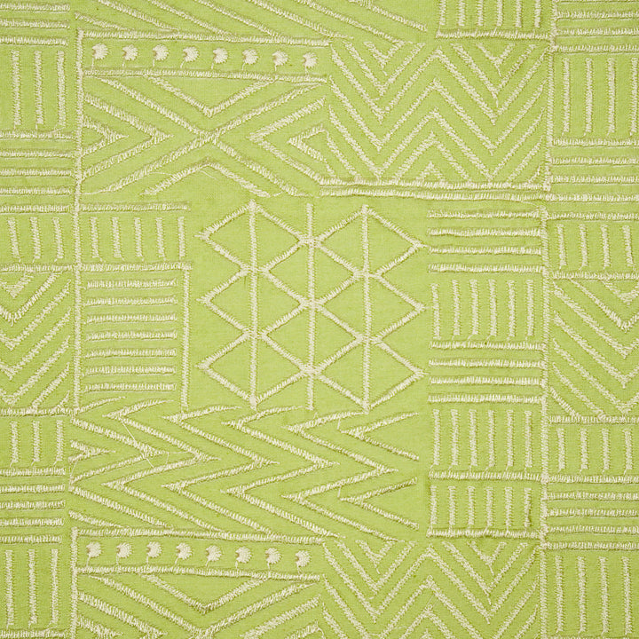 Mehraab Jaal on Pista Luxe Silk Chanderi Embroidered Fabric