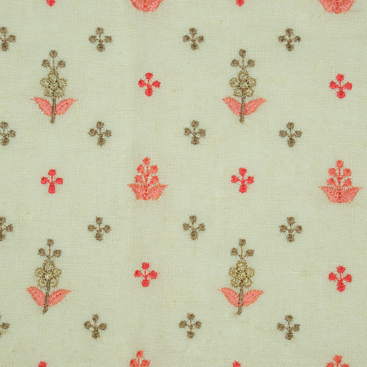 Rukhsana Buti on Cream Gauged Linen