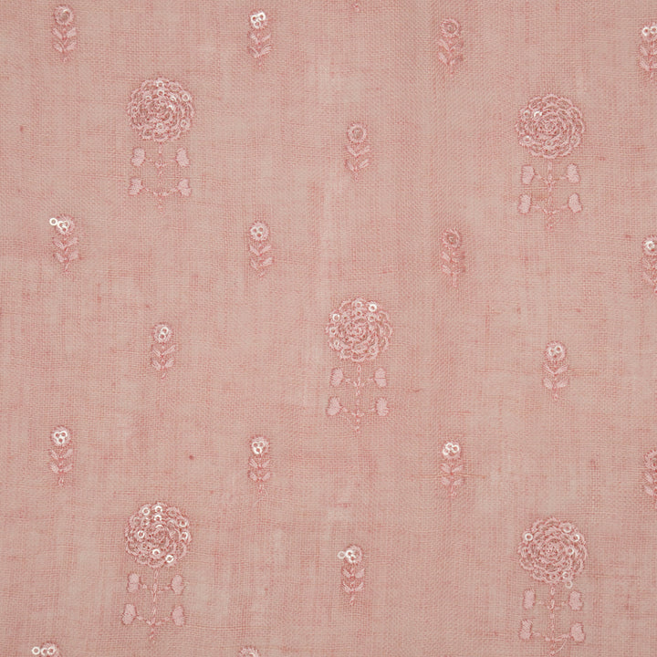 Rinaz Buti on Onion Pink Gauged Linen