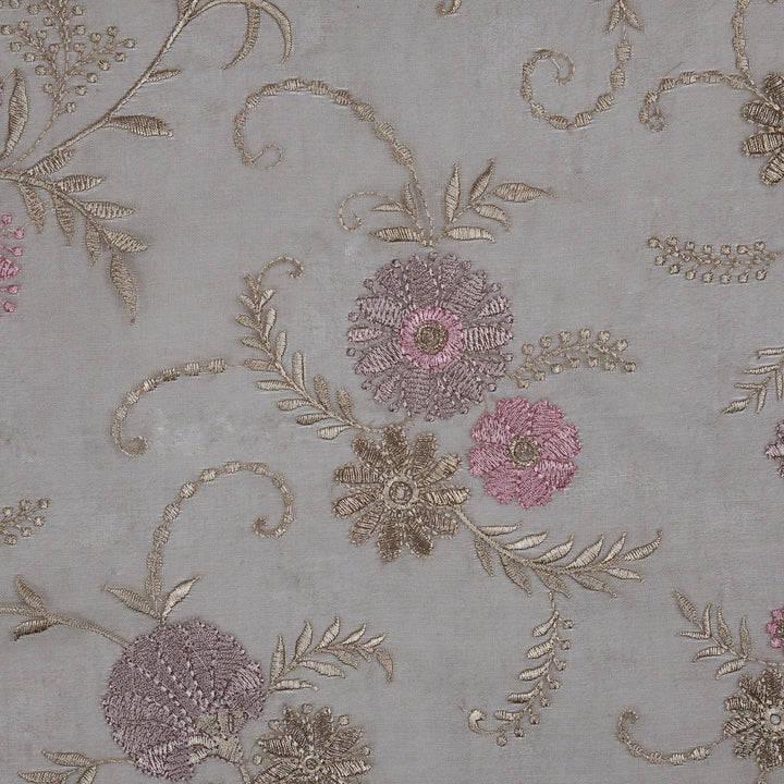 Munira Floral Jaal On Mouse Semi Organza