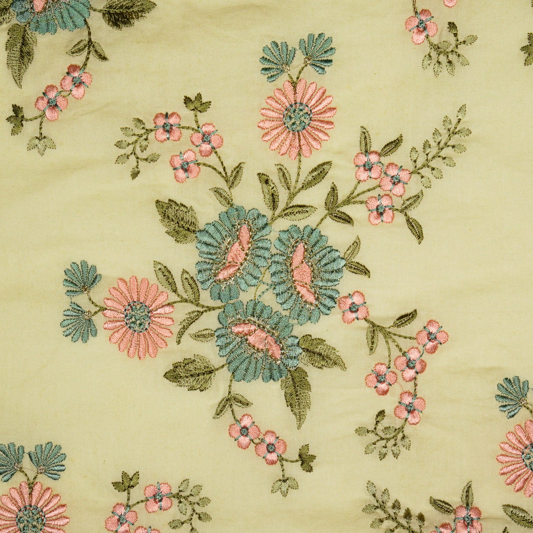 Suvira Bunch Buta on Cream Malmal