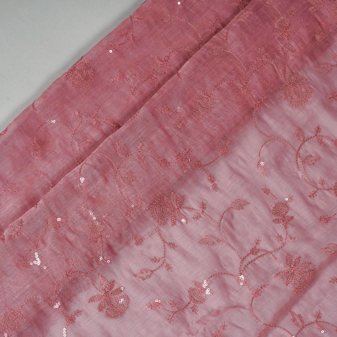 Ramya Jaal on Dusky Pink Cotton Silk