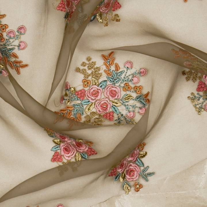 Suhasini Buta on Mouse Silk Organza