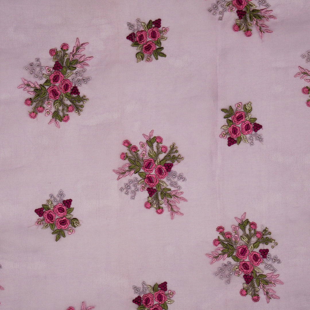 Suhasini Buta On Lite Aqua Marine Silk Organza