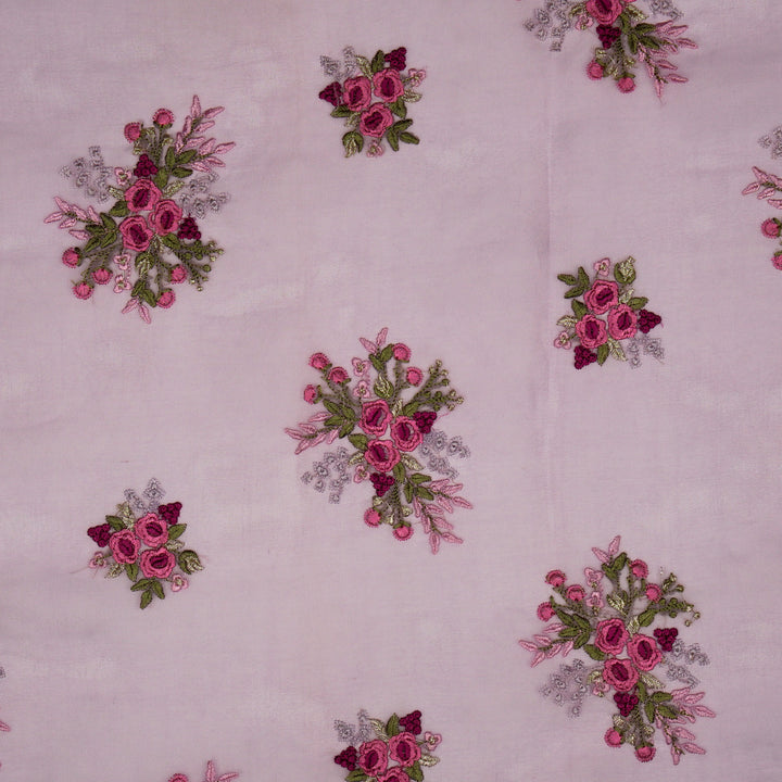 Suhasini Buta On Lite Aqua Marine Silk Organza