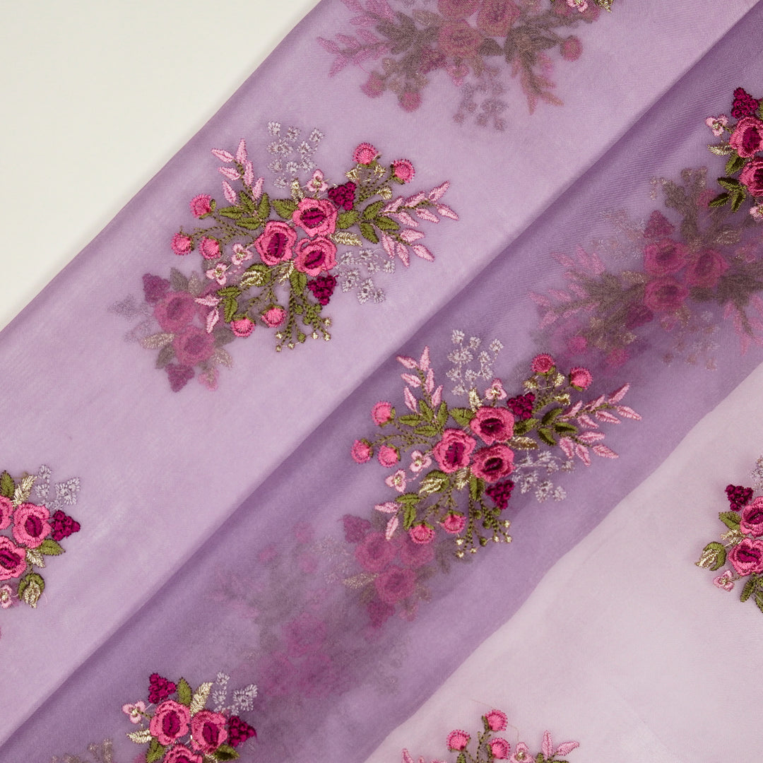 Suhasini Buta On Lite Aqua Marine Silk Organza