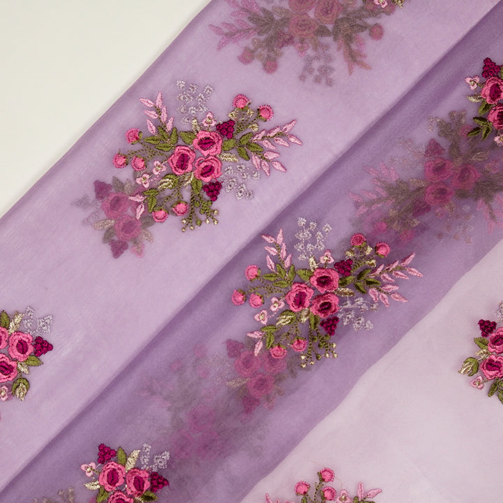 Suhasini Buta On Lite Aqua Marine Silk Organza