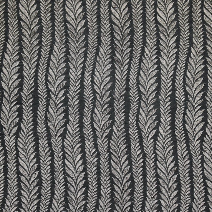 Zeena Jaal on Charcoal Dola Silk Embroidered Fabric