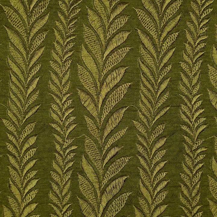 Zeena Jaal on Olive Dola Silk Embroidered Fabric