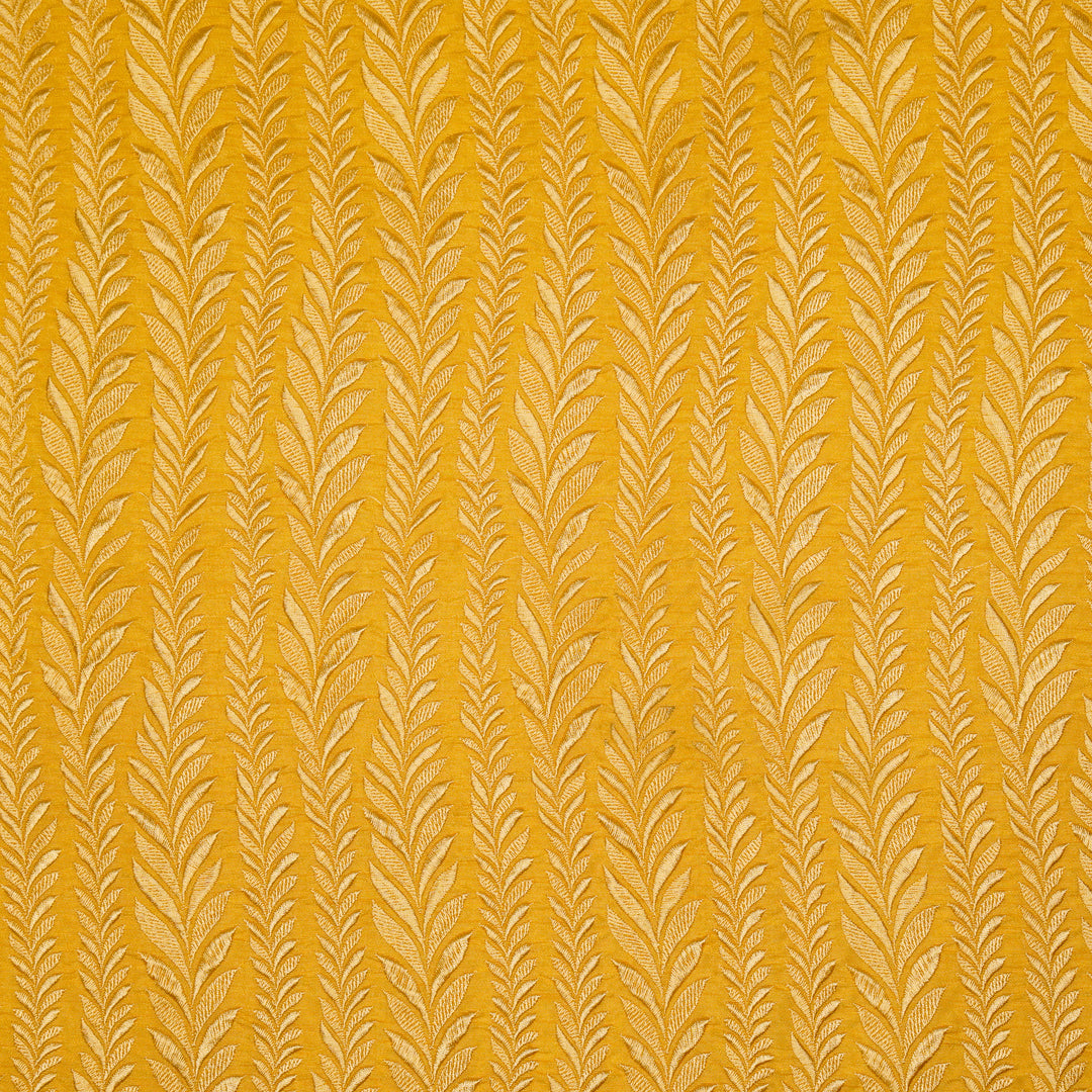 Zeena Jaal on Gold Dola Silk Embroidered Fabric