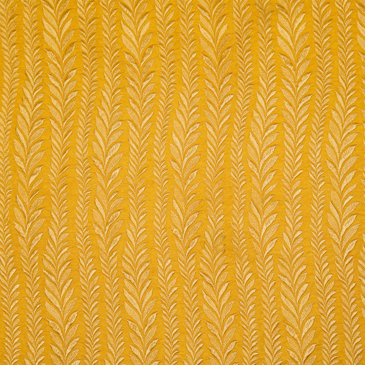 Zeena Jaal on Gold Dola Silk Embroidered Fabric