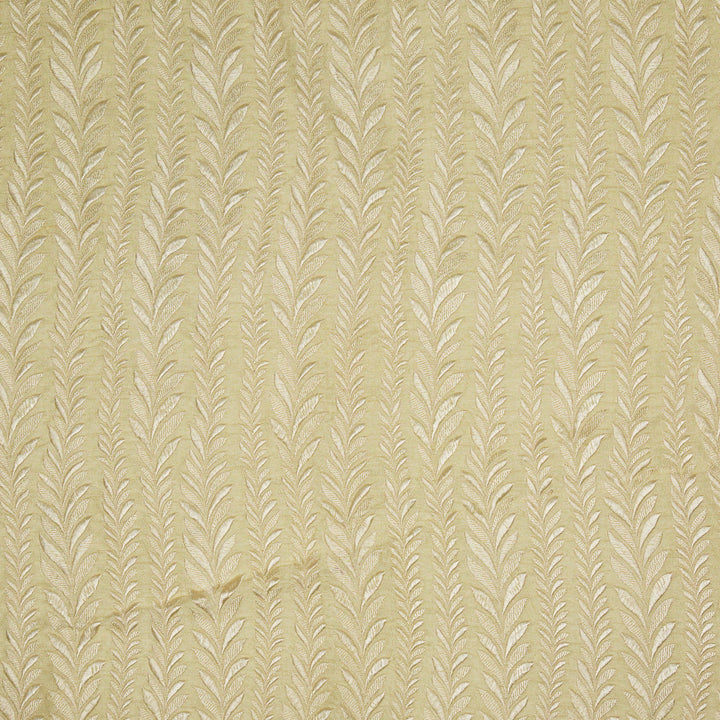 Zeena Jaal on Cream Dola Silk Embroidered Fabric