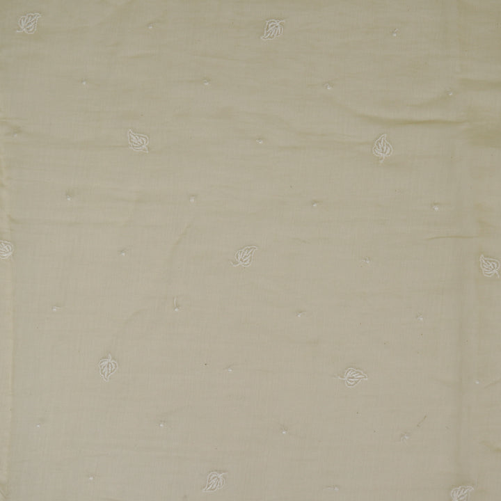 Ruchi Buti on Cream Cotton Silk Embroidered Fabric