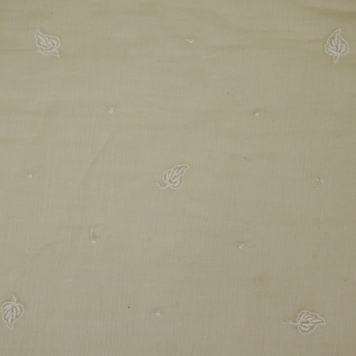 Ruchi Buti on Cream Cotton Silk Embroidered Fabric