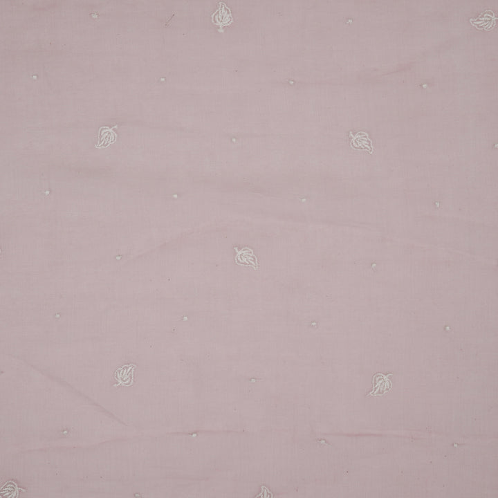 Ruchi Buti on Pink Cotton Silk Embroidered Fabric
