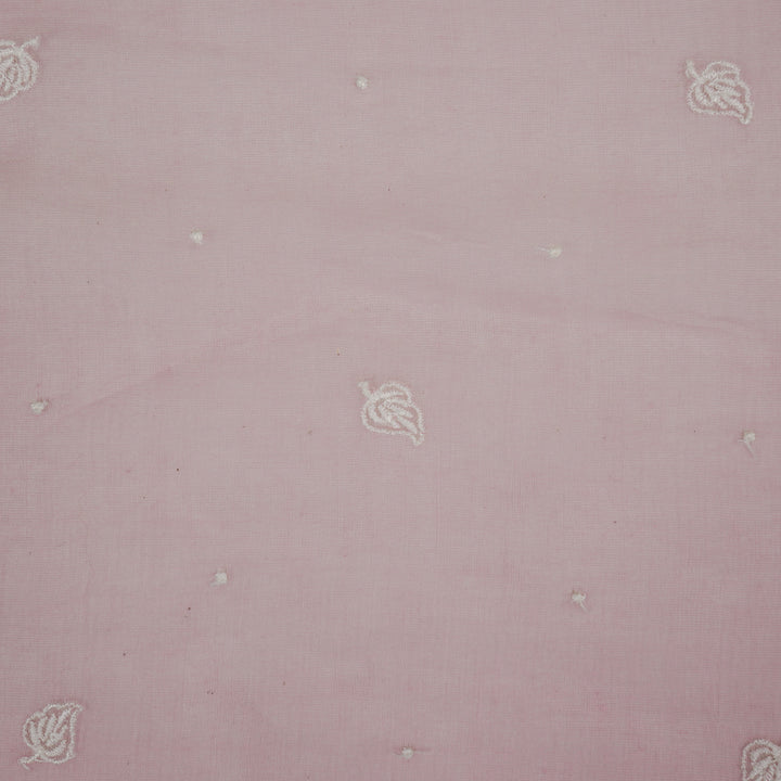 Ruchi Buti on Pink Cotton Silk Embroidered Fabric